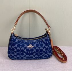 Coach mini Teri denim