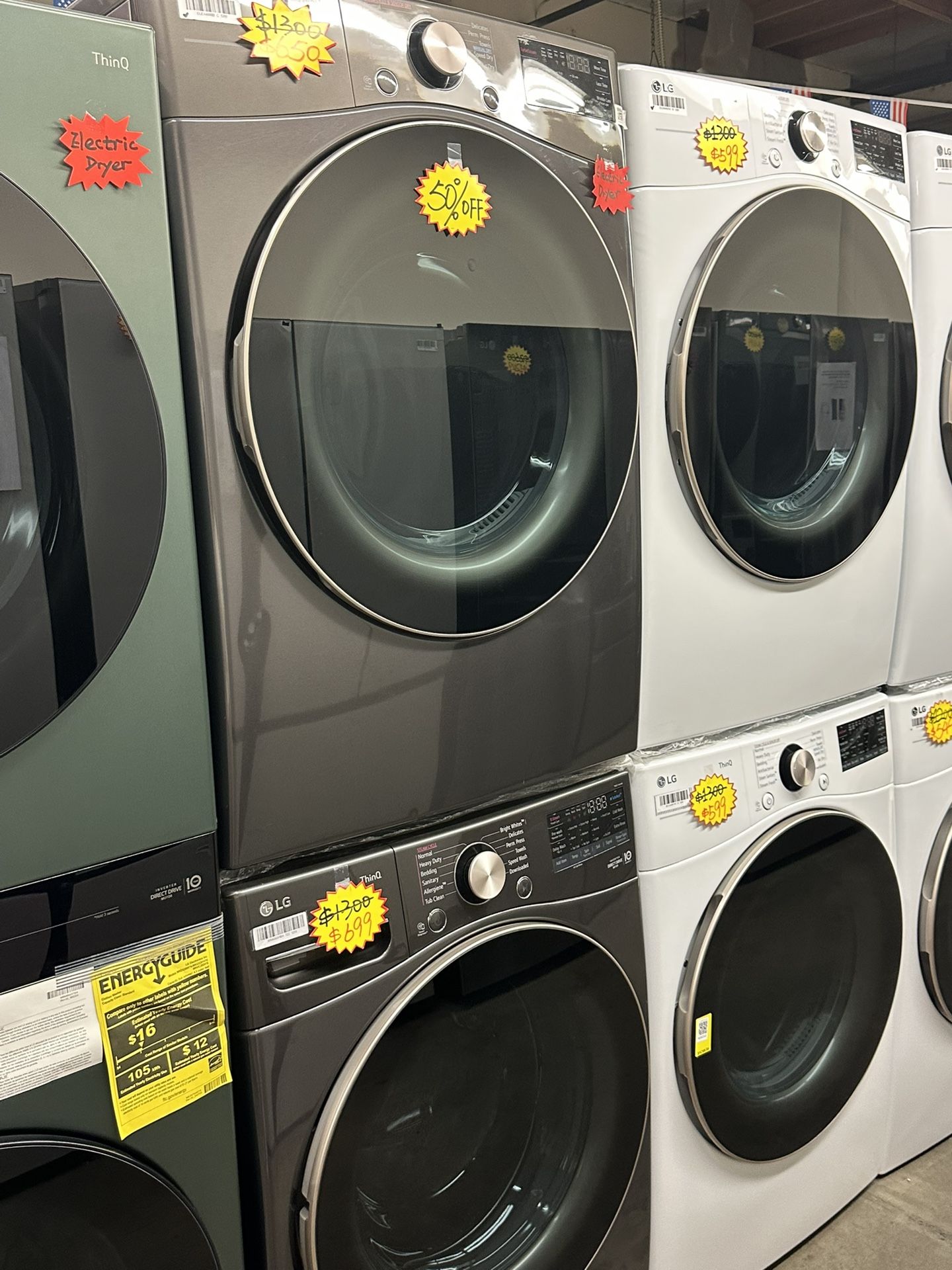 LG Stackable Washer and Electric Dryer🔥