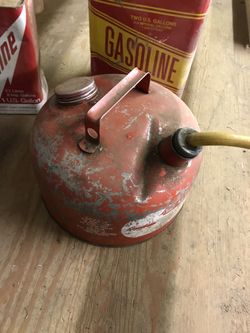 Vintage Metal Gas Cans