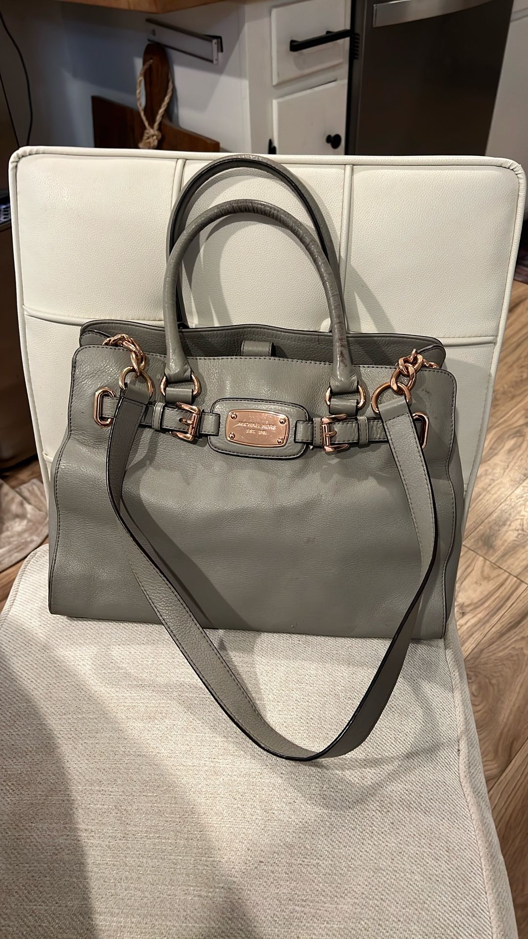Michael Kors gray bag