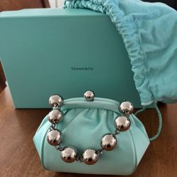 Retired Tiffany Silk Hand Bag- Unique And Hard To Find 