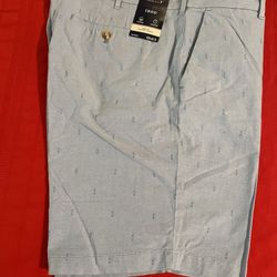 Men’s Izod Flat Front Nwt Shorts Size 42x9.5