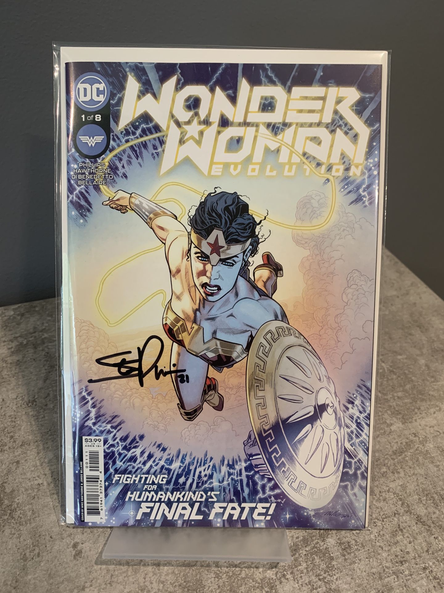 Wonder Woman: Evolution #1 (DC Comics, 2021) — Signed By Stephanie Phillips