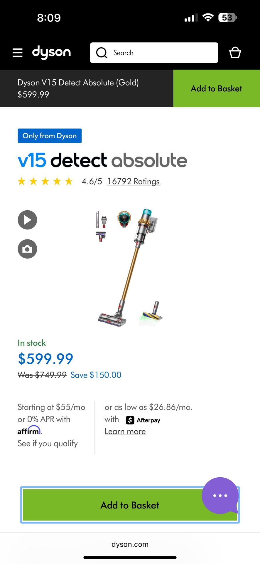 Dyson Detect Vacuum