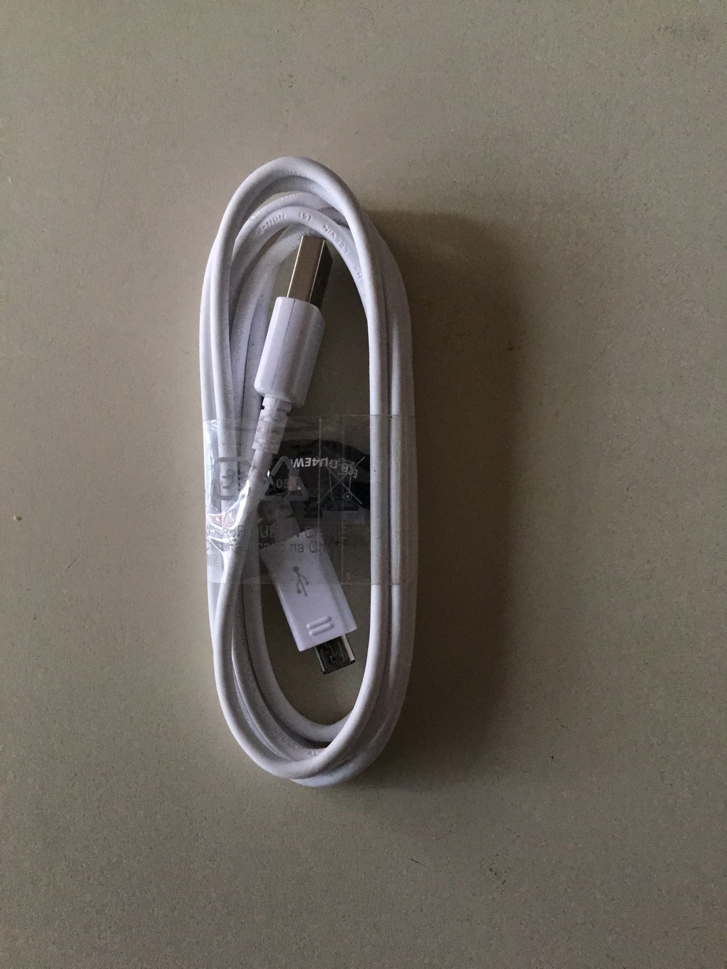 Micro USB cord.