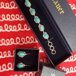Sterling Silver Turquoise Set