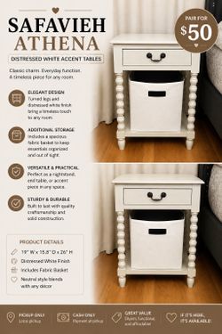 End / Accent Tables – Pair