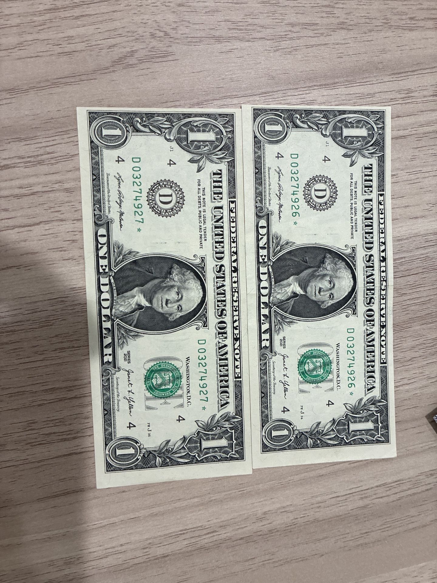 RARE ERROR 2021 STAR BILL 67