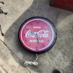 Coke Neon Clock 