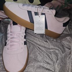 Pink Adidas Court 