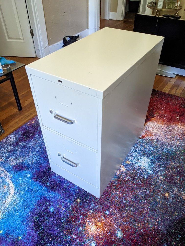 Beige Filing Cabinet 