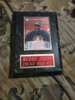 Michael Jordan Plaque- Mint 9