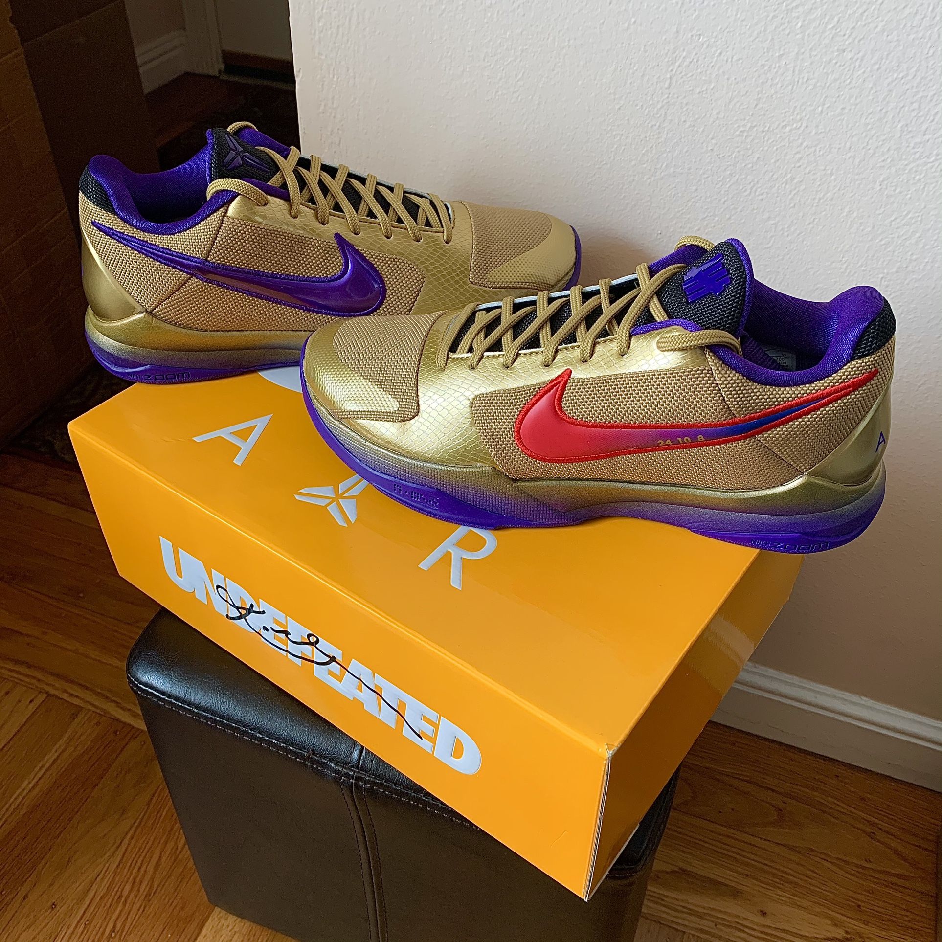 Nike Kobe 5 Protro Undefeated Hall Of Fame size 11