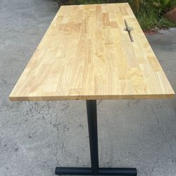 Butcher Block Computer Tables  Or Table  