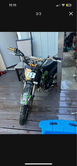 Kawasaki 110 dirtbike   Pit bike