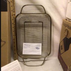 BBQ Grill Basket 🔥 PAMPERED CHEF 🔥 NEW IN BOX  📍🏈SUPER-BOWL SALE 🏈 📍