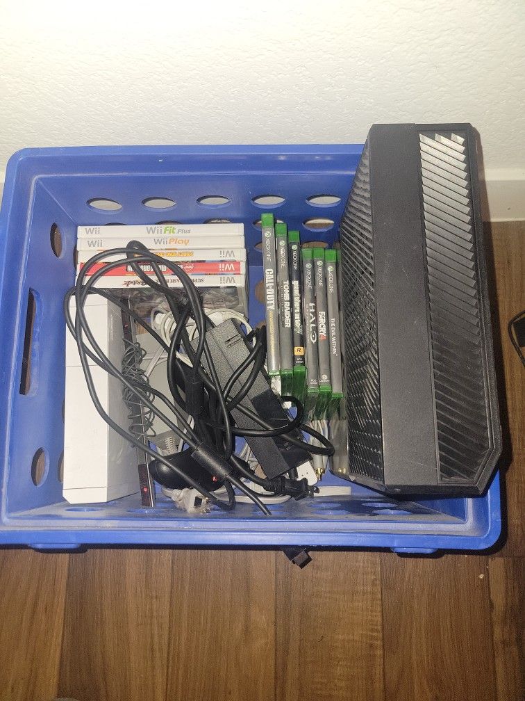 Wii AND Xbox ONE + Games