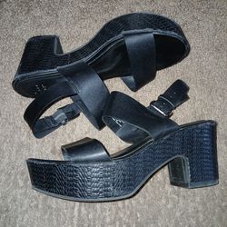 Black Heels Size 6.5