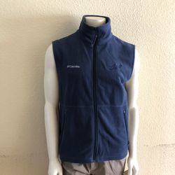Columbia Full Zip Fleece Casual Vest Men's Size Medium