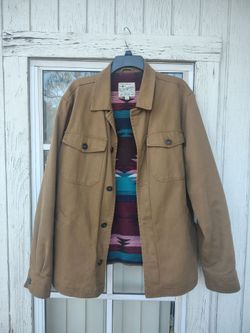 Lucky Brand Trucker Jacket Fleece Inside