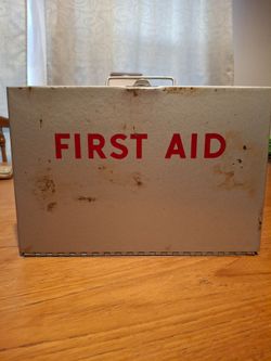 Vintage first aid kit
