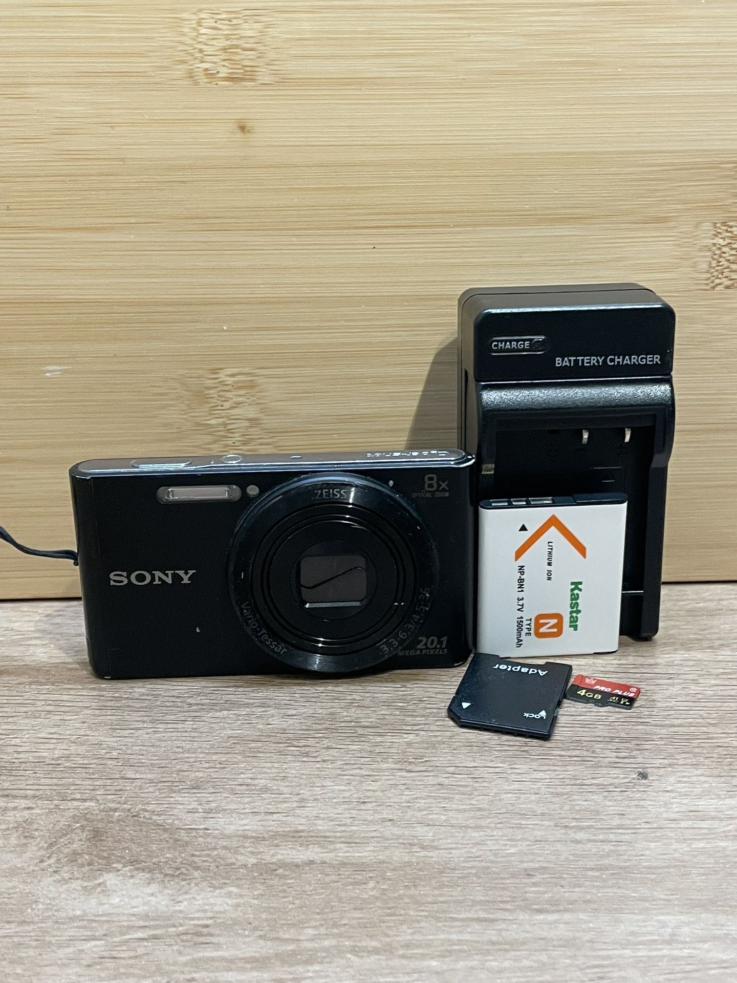 sony cybershot dsc-w830 black digital camera tested works