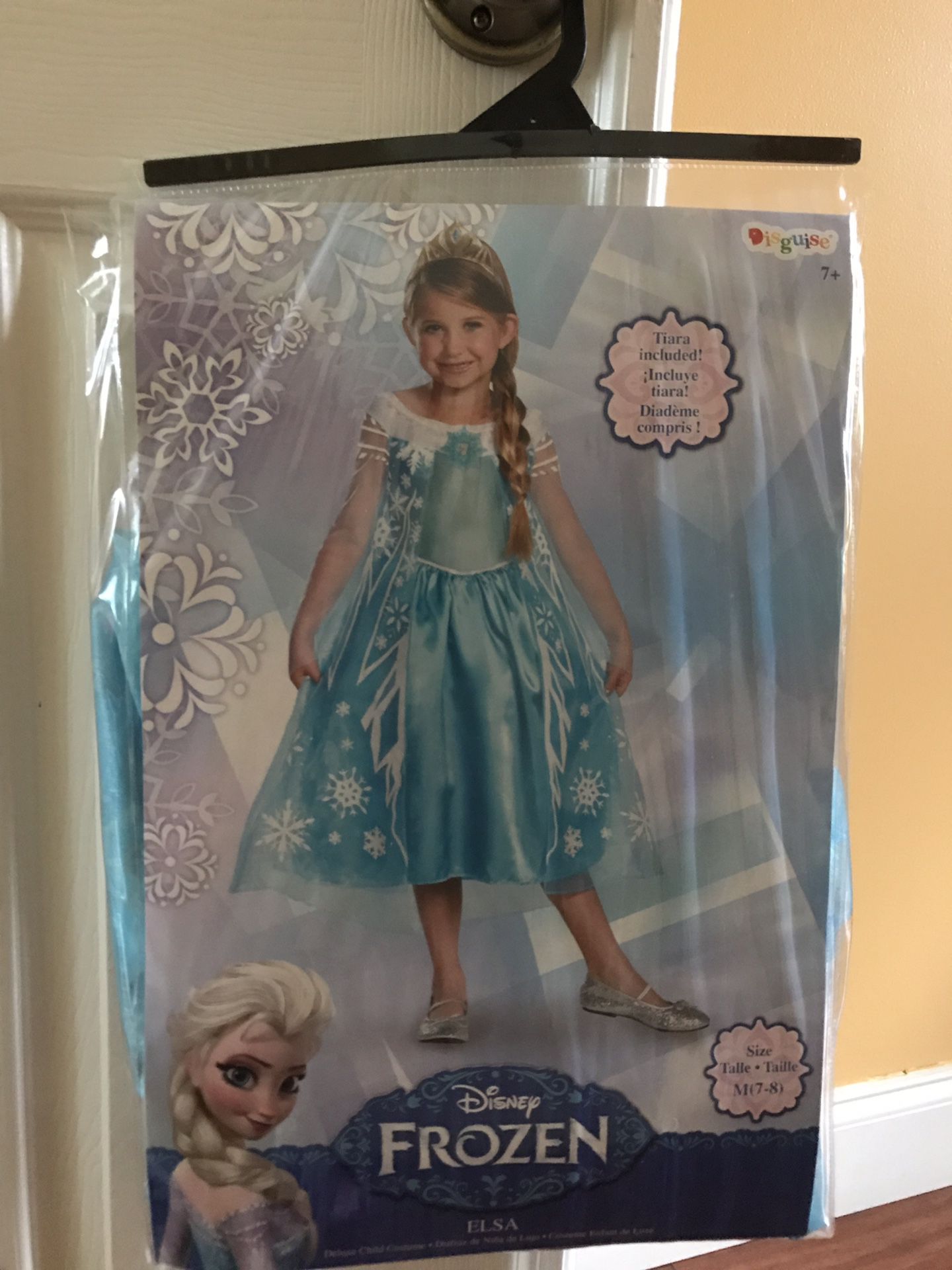 Halloween Frozen Elsa Girl Dress Size 7-8