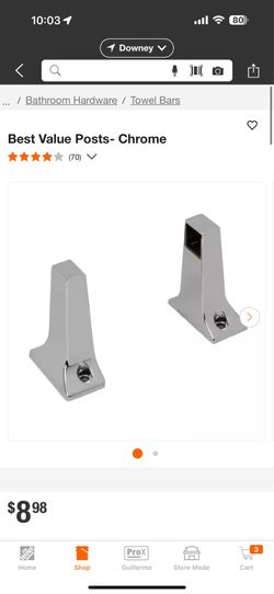 Best Value Towel Bar Post