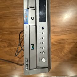 VHS and DVD player 