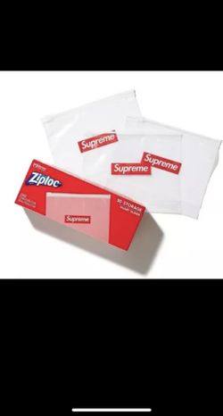 NEW 2020 Supreme x Ziploc Bags (Box of 30) Red Box Logo
