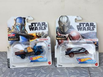 *NIP* Hot Wheels Star Wars The Mandalorian and Heavy Mandalorian Character var