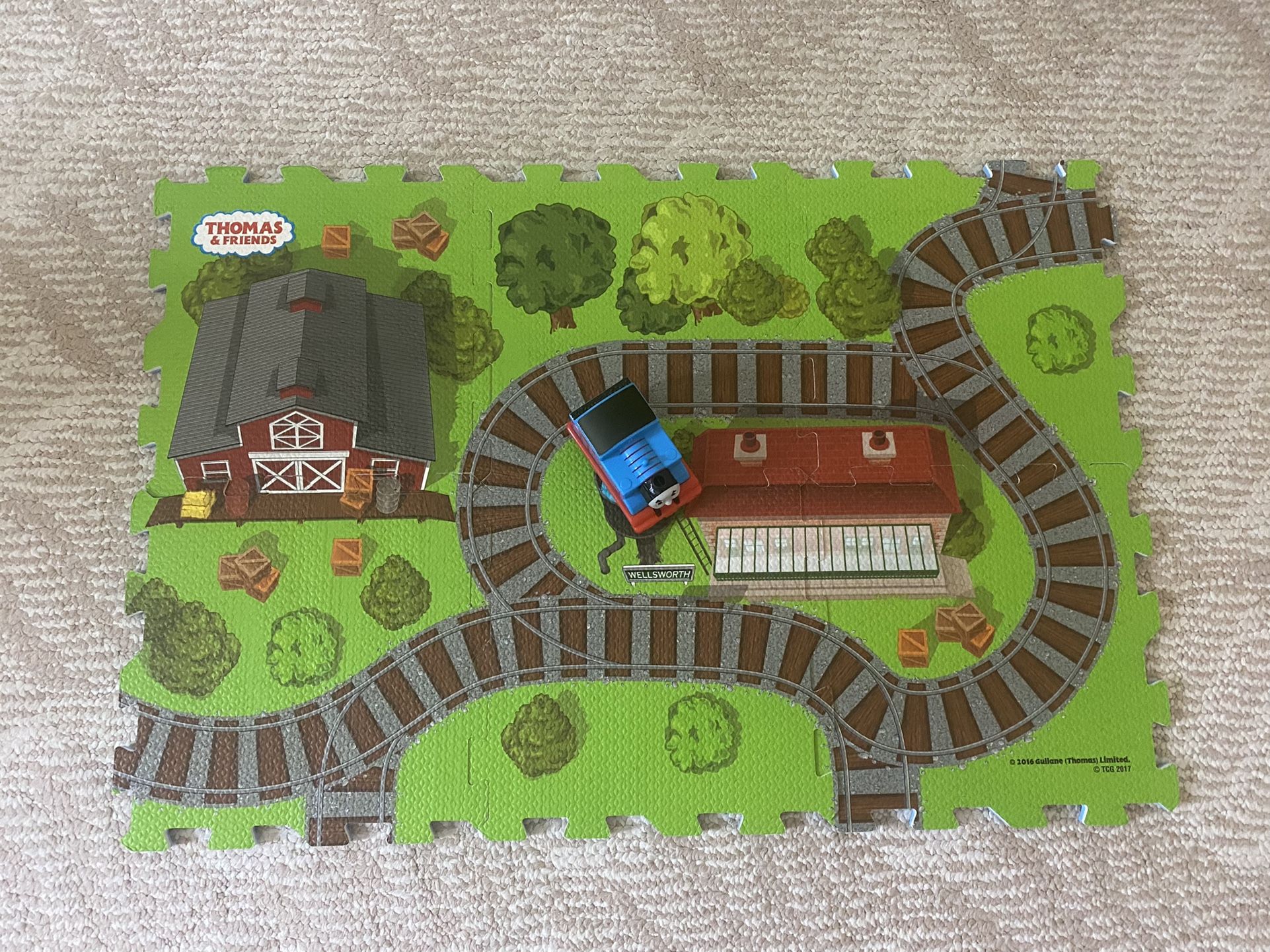 Thomas And Friends Mega Mat with Train