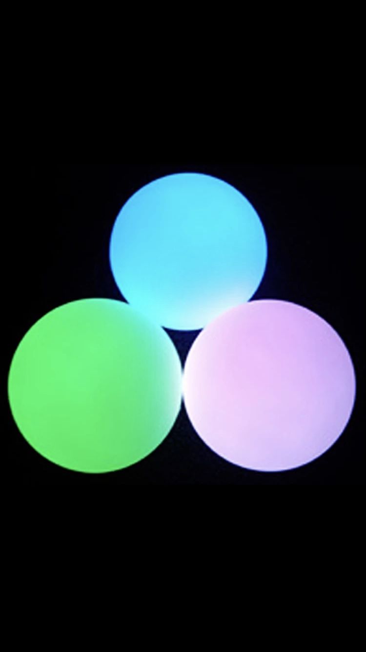 Mood light color changing led balls for garden, pool....