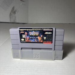 WWF Wrestlemania: The Arcade Game (SNES) Authentic, Tested, Working!