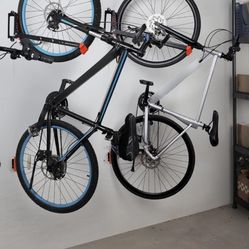 Two Swivel Bike Wall Racks