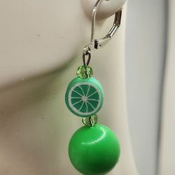 Lime Earrings 