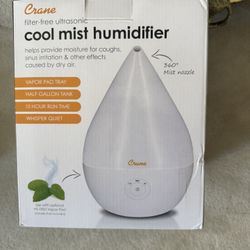 Cool Mist Humidifier Brand New 50% Off 