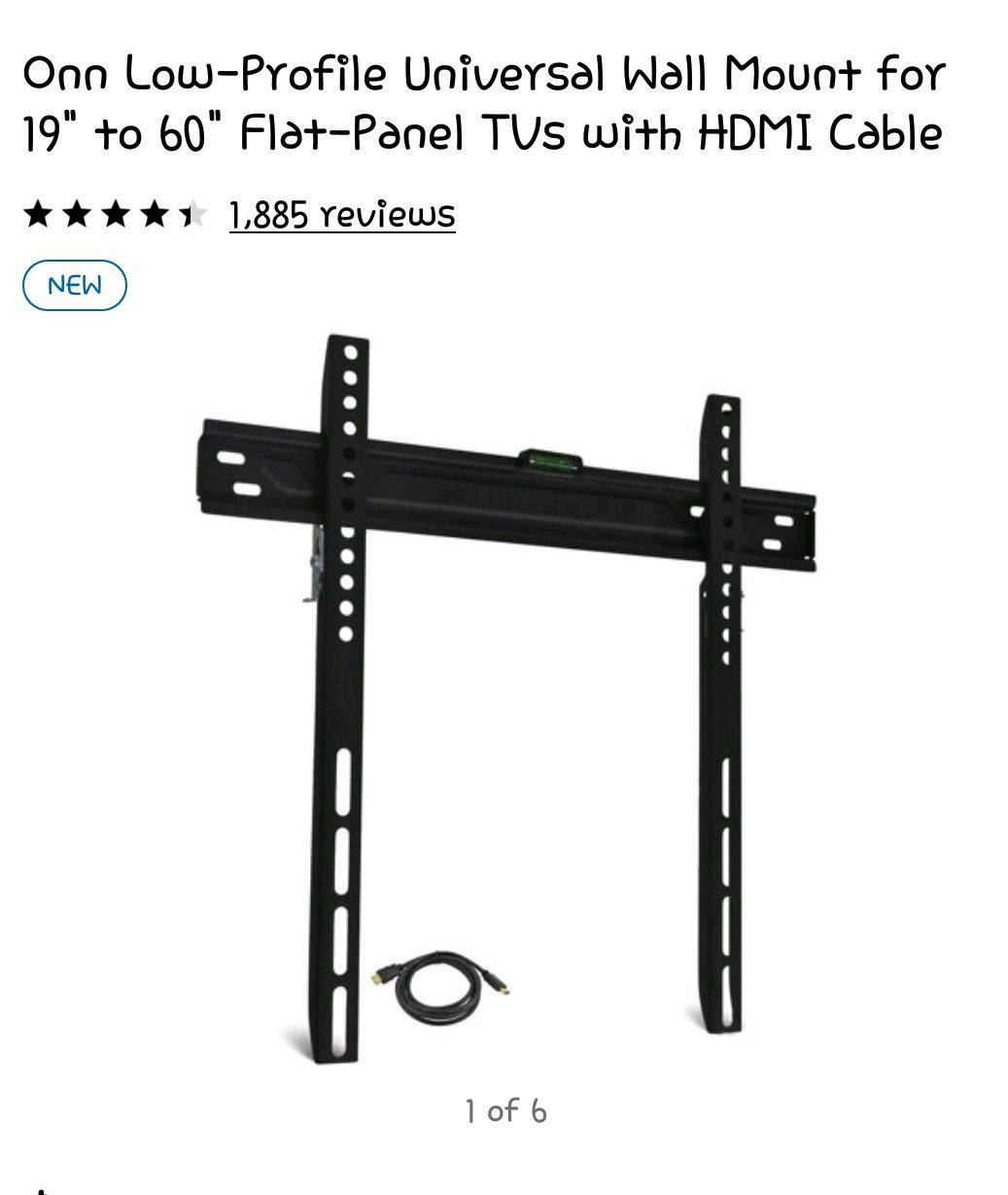TV Wall Mount - New