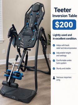 Teeter Inversion Table