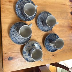 Tea Cup + Saucer (Set Of 5)