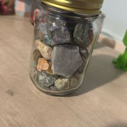 Homemade Gemstone Jar