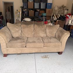 Microfiber Couch & Loveseat 