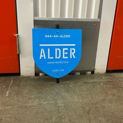 Black Friday Sale ‼️⭐️Tin Metal Alarm Protection Sign🌟