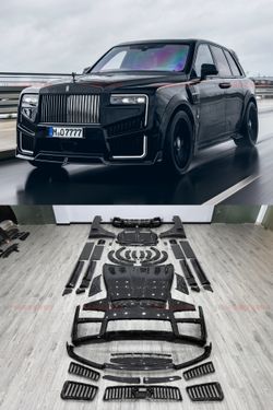 Rolls-Royce Cullinan MANSORY Body Kit Carbon Bumper Hood Rear Spoiler Wide Body Side Tail Exhaust Wheel