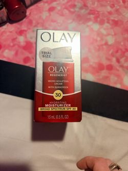 NIB Olay Regenerist MicroSculpting Cream Broad Spectrum spf 30 trial size