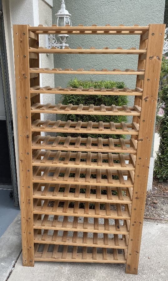 Wood Wine Rack Or Bottle Storage Over 100 Bottles $125obo