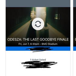Two Odesza Tickets For Friday (6/7)