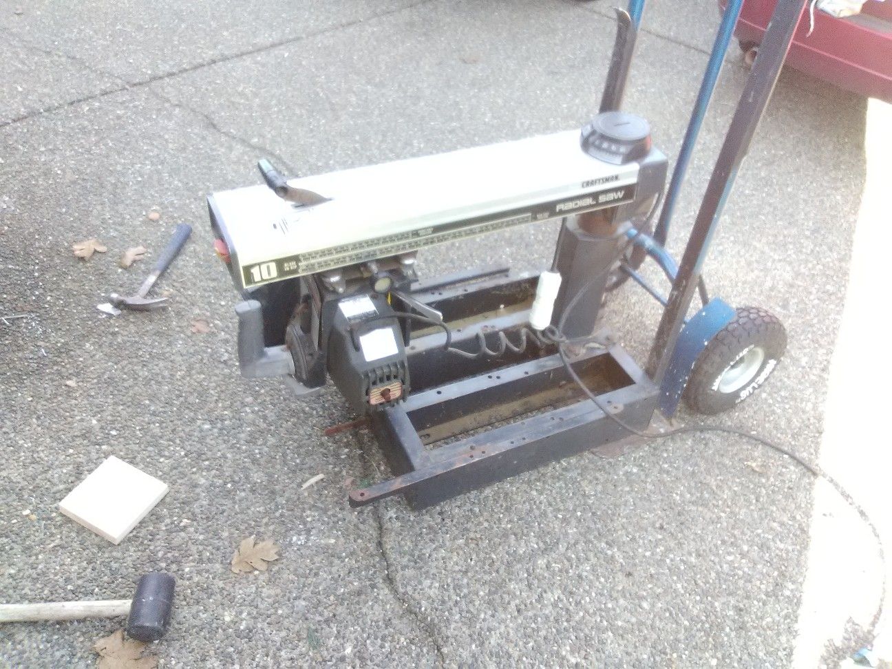 Craftsman radial arm saw