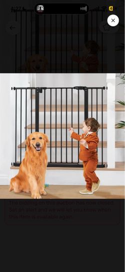 Keny Black Metal Baby Safety Gate