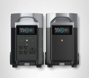 F ECOFLOW 7.2kWh Portable Power Station: DELTA Pro with Extra Battery, 120V Lifepo4 Battery Backup with Expandable Capacity, Solar Generator for Home 